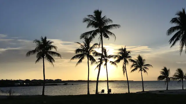 Sunset at the Beach in Miami