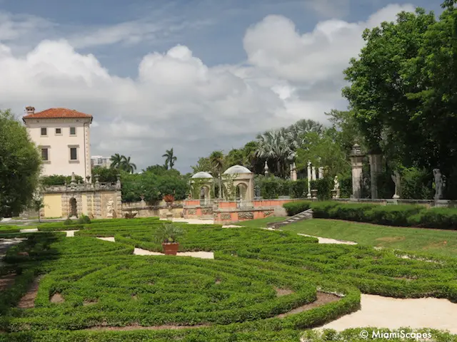 Vizcaya Gardens Clipped Hedges