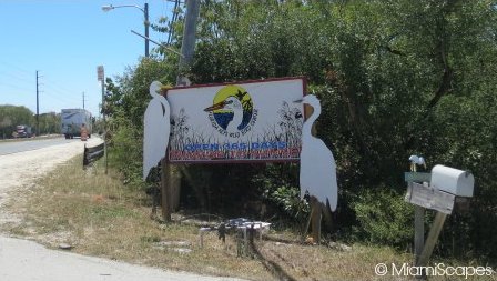 Wild Bird Sanctuary Road Sign