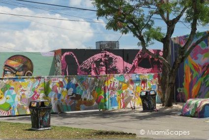 Splashy Murals at the Wynwood Art District