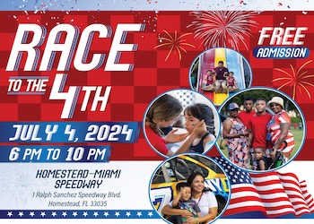 4th of July Fireworks at Homestead Miami Speedway