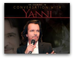 An evening in conversation with Yanni in South Florida